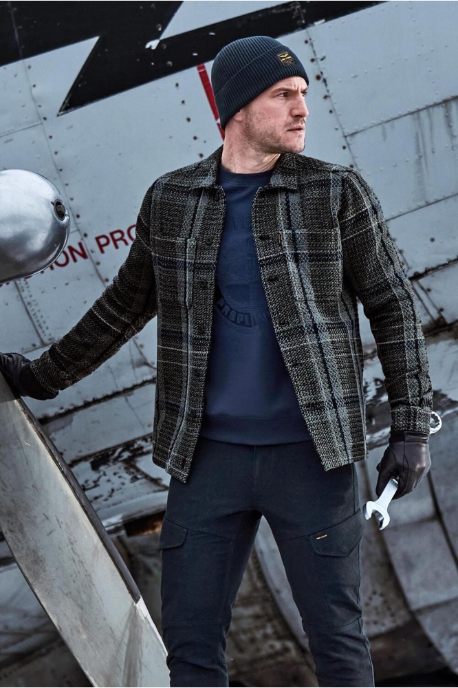SHIRT JACKET MET RUITPATROON PSI2410215 9139